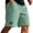 14# Light Green, variant on Mens Waffle Corduroy Shorts Elastic Waist Drawstring Casual Texture Lightweight Short Summer Beach Pants with Pockets Army Green M