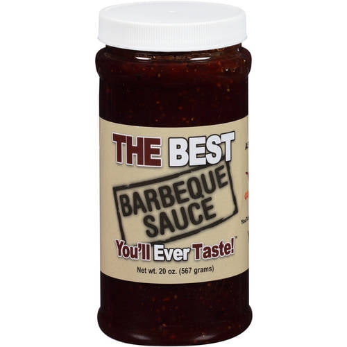 The Best Sauce You'll Ever Taste 20 Oz. Barbeque Sauce BBQJAR Pack of