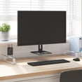 thumbnail image 1 of vidaXL Monitor Stand White 100x35x8 cm Tempered Glass and Metal, 1 of 5