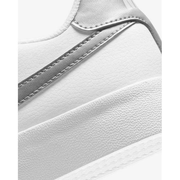 fusible Sofisticado Lidiar con Nike Court Royale AC White/Metallic Silver Women's Athletic Sneakers Size 9  - Walmart.com