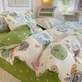 thumbnail image 5 of Three piece bedding set, cartoon anime series gifts, aloe vera cotton bed sheets and duvet sets, four piece bed sheets set, 5 of 6