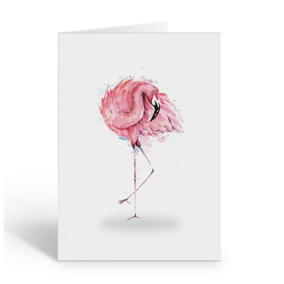 Stonehouse Collection | Flamingo Note Card Set | Elegant Animal Thank You Cards