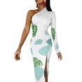 thumbnail image 1 of Ivysaur Robe Fendue à Motif Demi-Manches Robes d'Été Femmes 2024 Robe de Bal Robes de Soirée Femmes, 1 of 4