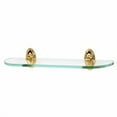 thumbnail image 7 of Alno Classic Traditional 18" Glass Shelf With Brackets - Antique English, 7 of 7
