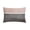 Light Pink, variant on Light Pink 12"x18" (30x45 cm) Lumbar Pillow Cover, Silk Color Blocking & Patchwork Oblong Pillow, Modern Pattern Striped Style - Plush Light Pink Silk