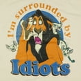 thumbnail image 2 of Disney The Lion King Shirt Men's Scar I'm Surrounded By Idiots Short Sleeve Tee, 2 of 4