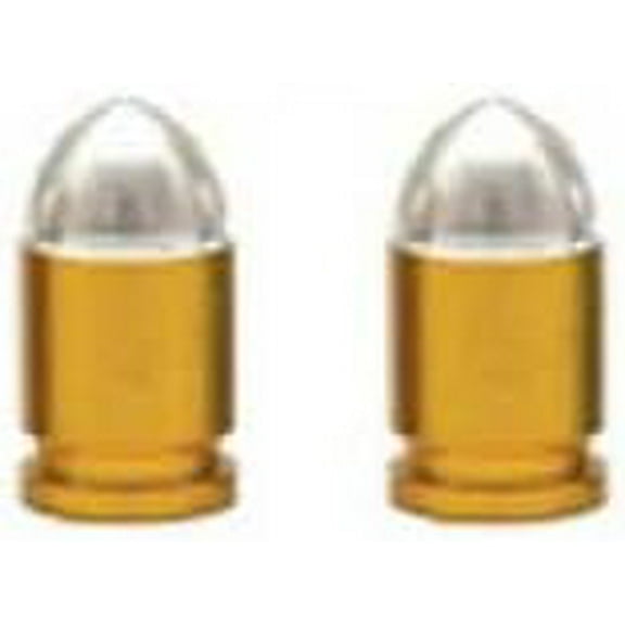 Alta Bicycle Bike Bicycle Bullet Presta Bike Valve Caps, Multiple Colors (Gold)