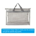 thumbnail image 3 of Unique Bargains Handbag Dust Bags, M Size PVC Dustproof Transparent Purse Protector, Light Gray, 3 of 5
