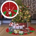 thumbnail image 6 of Christmas Tree Skirt, Christmas Tree Base Apron Decorative Xmas Tree Cover for Holiday, Party, New Year, Home Decor Santa Claus 70cm, 6 of 9