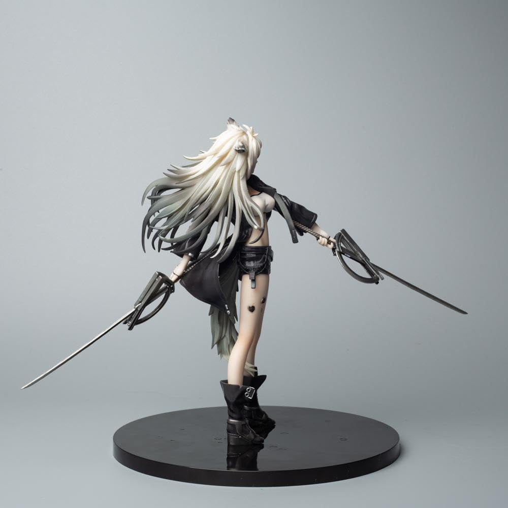 Lappland Figure Fighting Lappland Figurine 24cm/9.4nch Handmade PVC Anime Cartoon Manga Game Character Model Statue Collectible Craft Gift