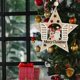 thumbnail image 4 of Ganfancp Decoraciones Navideñas Colgantes Árbol de Navidad Colgantes Papá Noel de Madera Pintada Rebajas Flash Deals 1* Colgante, 4 of 6