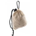 thumbnail image 2 of Reusable Grocery Bags | Foldable w/ Integrated String Pouch | Ripstop Nylon Tote - 50PK Khaki CA2650, 2 of 4