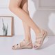 thumbnail image 5 of Sandalias Tacón Plano Playa Retro Zapatos Cómodos Antideslizantes para Exteriores Mujer, 5 of 9