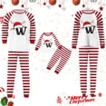 thumbnail image 6 of mgoYE Family Pjs Matching Sets Christmas Winter Family Christmas Pajamas Matching Sets 2025 A-Z Letter Alphabet Xmas Holiday Pjs Cute Sleepwear Loungewear Jammies, 6 of 6