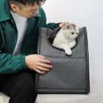 thumbnail image 3 of transportadora para perros y , bolsa de transporte portátil para animales , , animales , conejos, con bolsillos laterales, Yinane Portador de viaje para mascotas, 3 of 8