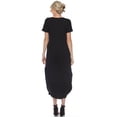 thumbnail image 4 of White Mark Women's Short Sleeve V-neck Maxi Dress, 4 of 6