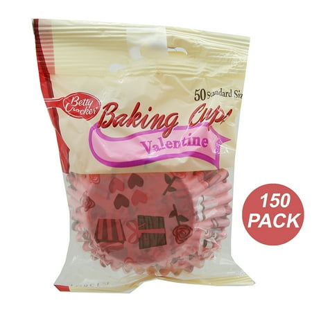 Betty Crocker Baking Cups "Valentines" 50 Packs (2,500 Cups)