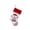 Multicolor1008, variant on Tuvgenk Christmas Stocking with Santa Claus Design, 17.7x10.6 in Multicolor Cloth Hanging Decor for Fireplace Mantel Display