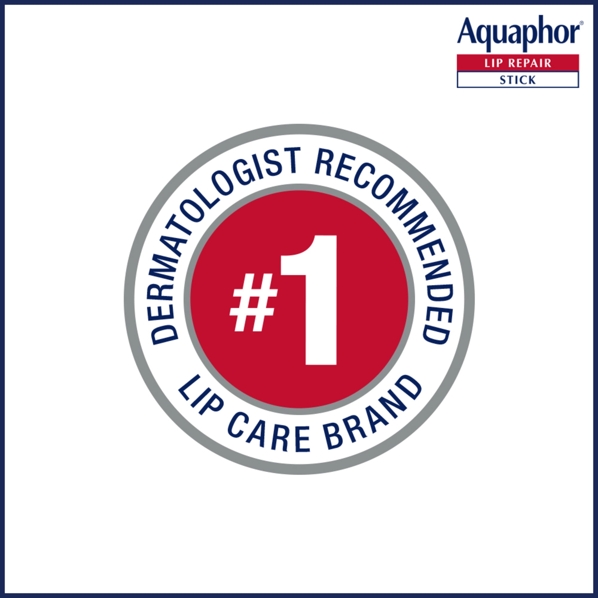 Aquaphor Lip Repair Ointment for Dry Chapped Lips, Lip Balm with Shea Butter, 0.35 fl oz, 2 Pack