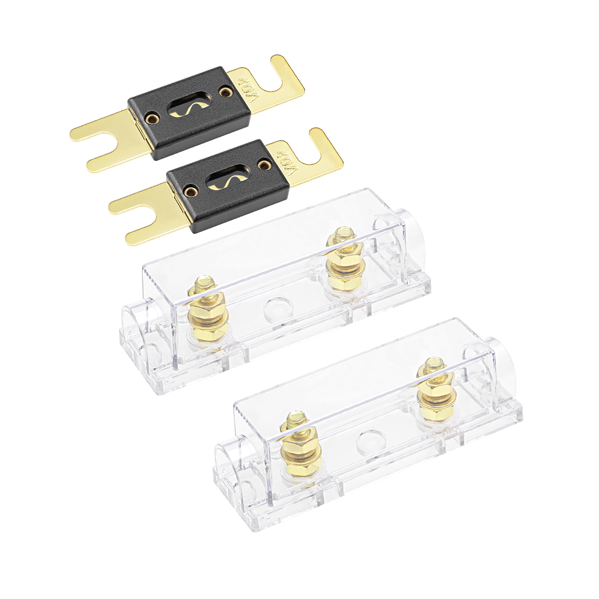 Uxcell ANL Fuse Holder, with 40 Amp Fuse DC 32 Volt for Audio Amplifier