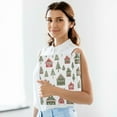 thumbnail image 6 of FORMRS 3 Ring Binder 1.5 inch with Pockets Set of 2 Clip Board 200 Sheets Capacity, Green Christmas House, 6 of 8