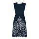 thumbnail image 5 of Vestido Largo de Manga Larga para Mujeres Casual sin Posicionamiento Impreso sin Mangas Suelto con Cuello Redondo Y Bolsillos, Vestido de Poliéster Elástico Suave para Uso Diario, 5 of 7