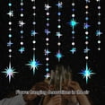thumbnail image 4 of Party decorations Star circles dot paper garland banners Beam metal hanging twinkling star decorations - Multicolor, 4 of 5