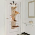 thumbnail image 2 of 4-Tier Door Hanging Cat Tree, Door Mounted Cat Climbing Frame, 2 of 16