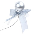 thumbnail image 4 of Fuente de cumpleaños BLESIY Decoración de pastel de aluminio Bola de plata, 4 of 7