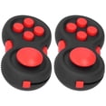 thumbnail image 2 of M Buder Juguete Antiestrés de Dedo para Apretar y Aliviar Ansiedad 2 Piezas, Almohadilla Táctil para Relajación de Niños y Adultos, Regalo Divertido y Juguete de Oficina Portátil (Rojo y Negro), 2 of 9