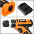 thumbnail image 5 of DNA Motoring TOOLS-00020 DNA MOTORING Orange 46 Pcs 18V 1300mAh Battery Cordless Drill Combinaton Tool Set Home Hand Repair Kit, 5 of 5