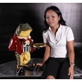 thumbnail image 2 of Small Frog Butler Statue, 2 of 9