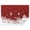 Red Christmas Snowflake-2, variant on Red Christmas Snowman Pattern Rectangle Tablecloth 60"x84",Waterproof Polyester Rectangle Table Cloth, Wipeable Spillproof Polyester Tablecloth for Dining, Camping, Indoor and Outdoor