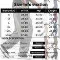 thumbnail image 4 of WJOSBXT Cargo Pants Mens Drawstring Corduroy Pants 2026 Wide Leg Baggy Joggers Multi Pocket Loose Lightweight Straight Leg Hiking Trousers 3XL, 4 of 9