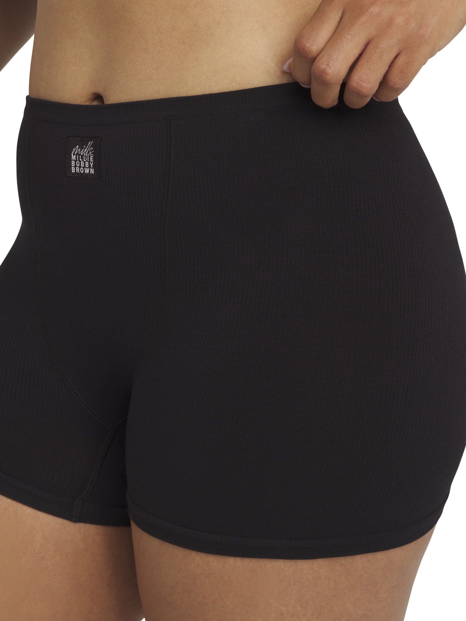 Mills by Millie Bobby Brown Women's Softie Ribbed Shortie Panties, Sizes XS-XXXL