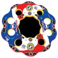 thumbnail image 1 of WOW Sports 13-2060 Tube A Rama Île Flottante pour Fête de 10 Personnes pour Rivière et Lac, 1 of 5