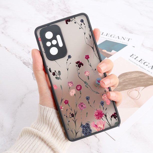 Funda dura mate para Xiaomi Redmi Note 10 Pro, 9 Pro, 9s, 10s, Mi 11 Lite, 11T, Note 10 Lite Fivean unisex