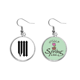 thumbnail image 1 of Numeros Romanos 7 en negro silueta Colgante decorativo temporada pendientes de primavera joyas Unbranded M, 1 of 3