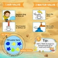 thumbnail image 4 of Tummy Time Mat, BUSATIA Water Play Mat for Babies Inflatable Tummy Time Water Play Mat for Infants and Toddlers 3 to 12 Months Promote Development Toys, Cute Baby Play Mat, 4 of 6
