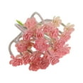 thumbnail image 3 of Plantas suculentas artificiales mini Uxcell sin maceta, suculentas falsas, suculentas texturizadas realistas, rojas, paquete de 2, 3 of 5