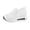 White, variant on Women'S Travel-Friendly Athletic Sneakers Stylish Women'S Casual Sneakers Ladies Fashion Breathable Mmesh Sequin Decoration Thick Soled Casual Sports Rocking Shoes