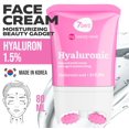 thumbnail image 2 of 7DAYS Gel Hidratante Facial y de Cuello con Ácido Hialurónico y Rodillo Masajista – Crema Anti‑edad para Tensar y Levantar la Piel, Cuidado de Arrugas y Papada, 80 ml, 2 of 8