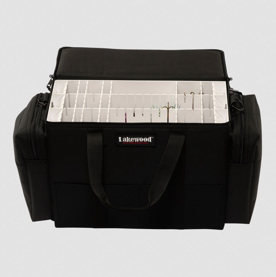 Lakewood Soft-Sided Hard Musky Upright Tackle Box - Black