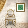 thumbnail image 3 of Zarris, Chariklia 26x26 Gold Ornate Wood Framed with Double Matting Museum Art Print Titled - Aquarian Rosette II, 3 of 4