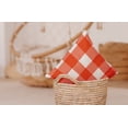 thumbnail image 6 of 26" x 26" Simply Daisy Buffalo Plaid Polyester Accent Pillow, Harvest Orange Qty 1, 6 of 6