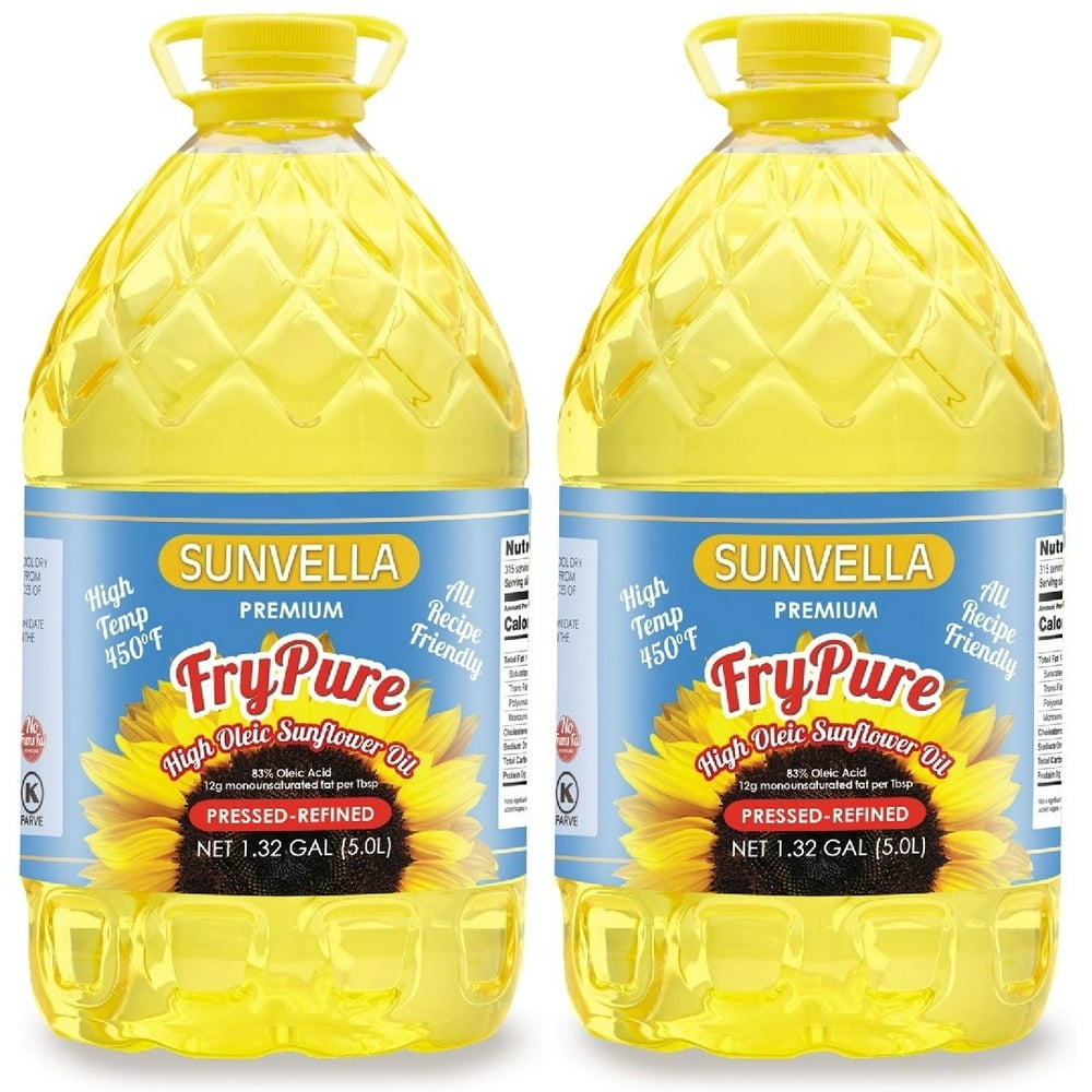 SUNVELLA FryPure PressedRefined NonGMO High Oleic Sunflower Oil 1.32