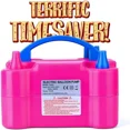 thumbnail image 4 of Quick Party Prep Partner, Lightweight Portable Air Pump for Regular Air Inflate, Time Saver Inflator with Double Nozzles, Efficient Balloon Inflation for Decorative Supplies, 4 of 4