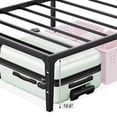thumbnail image 6 of Yesfashion 14 Inch Twin Metal Platform Bed Frame Heavy Duty Steel Slat No Box Spring Needed, Easy Assembly, Noise Free, Black, 6 of 8