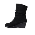 thumbnail image 2 of Mareep Chaussures Décontractées Confortables pour Femmes à Talon Compensé de Couleur Unie Belles Chaussures Cadeau Liquidation, 2 of 9