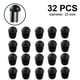 thumbnail image 1 of 32 enchufes redondos de 25 mm, color negro. Adepaton 221111-3, 1 of 9